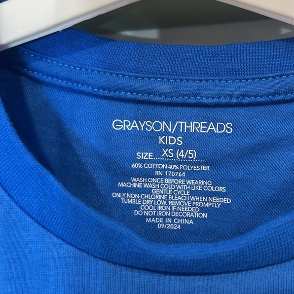 Grayson Threads Blue Have a Nice Day Tee short sleeve happy days ahead size 4-5 - Picture 2 of 4